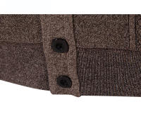 Chaqueta de Punto Adelgazante con Cuello en V Ropa de Invierno Cálida para Hombres - details 8