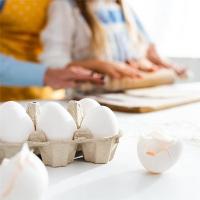 Cajas de papel para huevos de pollo, soporte de fibra de pulpa, sostiene 6 huevos a granel, granja, mercado, viaje, 40 piezas - details 4