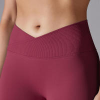 Leggings de yoga para mujer, pantalones deportivos sin costuras, cintura alta, levantamiento de cadera, entrenamiento, correr - details 21