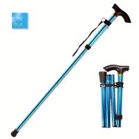 Bastón De senderismo Plegable, Ajustable Con Asas En T, cómodo Para Hombres, Mujeres, Ancianos - details 9