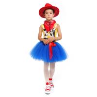 Conjuntos de disfraces de vaquera para actuación, vestido tutú de dibujos animados para niñas, cosplay, ropa de fiesta de carnaval - details 7