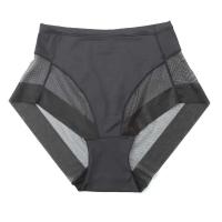 Ropa interior de mujer de cintura alta sin costuras con control abdominal, levantamiento de cadera, ropa interior invisible de seda helada - details 3