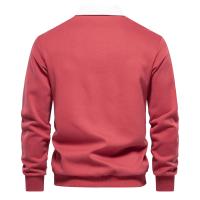Sudaderas con cuello tipo Polo para hombre, ropa informal y Social, sudaderas de algodón de calidad, nuevo diseño de moda de otoño, 2025 - details 6