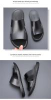 Zapatillas de Moda para Hombre Únicas, Resistentes al Desgaste, Antideslizantes, Estilo Coreano, Ropa Informal Versátil de Fondo Suave - details 22