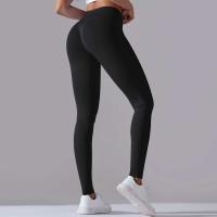 Pantalones de yoga sin costuras para mujer, monos deportivos de cintura alta para gimnasio cruzado, monos de entrenamiento para correr - details 7