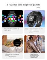 El reloj deportivo inteligente para hombre puede monitorear la frecuencia cardíaca, el teléfono para dormir, funciones potentes - details 1