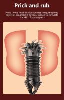 Leten Anillo Extensor Reutilizable Dispositivo de Mejora de Placer para Hombres - details 3