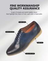 Zapatos de hombre completos de nuevo diseño de moda Oxford de piel de vaca de capa superior - details 7