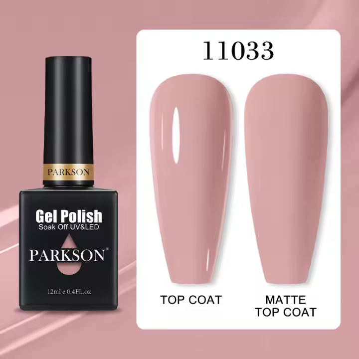 Parkson-esmalte de uñas en Gel para manicura, barniz semipermanente para capa superior, UV, LED, serie naranja, 12ml - 1
