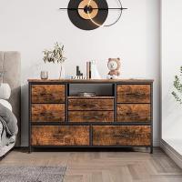 Mueble para TV con tocador LED con toma de corriente para TV de 55 pulgadas - Baúl de almacenamiento ancho para dormitorio, sala de estar y entrada, mesa consola superior de madera con 22 modos de luz - details 1