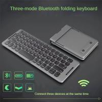 Teclado inalámbrico plegable con Bluetooth, USB tipo C para Windows, Android, ordenador, tableta, PC, teléfono - details 4