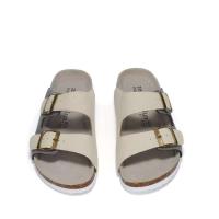 Sandalias planas de mujer con soporte para el arco, 2 hebillas ajustables, zapatos, suela de goma antideslizante - details 12