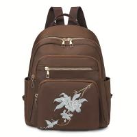 Mochila Mujer Vintage Bordada, Ligera, Nylon, Estilo Casual, Multicolor - details 16