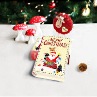 Cajas de Dulces en Forma de Libro Navideño 5Pcs Empaquetado de Regalos de Navidad para Fiestas de Cumpleaños Suministros de Decoración de Navidad - details 2