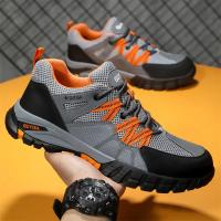 Zapatillas de trabajo con punta de acero para hombre, zapatos de seguridad a prueba de perforaciones, botas, calzado de seguridad indestructible a la moda, novedad de 2023 - details 14