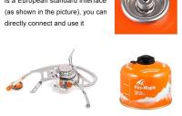 Estufa plegable portátil para exteriores, mochila de gas para acampar, cocina, senderismo, equipo de viaje para picnic, 3500W - details 5