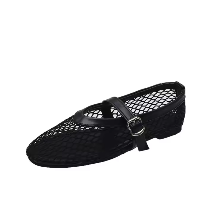 Zapatos de malla redonda para pesca, cómodos zapatos de ballet, Nueva cabeza redonda - 1