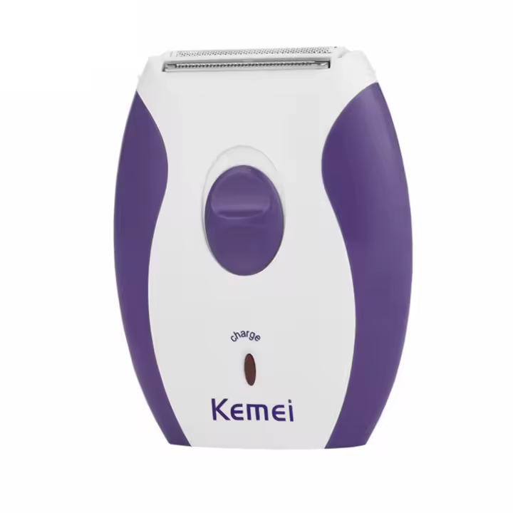 Kemei-afeitadora recargable 280R para mujer, afeitadora Facial, corporal, pierna, brazo, Bikini, espalda, cuello, recortadora eléctrica, depilación portátil, maquinilla de afeitar indolora - 1