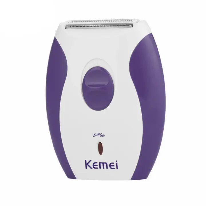 Kemei-afeitadora recargable 280R para mujer, afeitadora Facial, corporal, pierna, brazo, Bikini, espalda, cuello, recortadora eléctrica, depilación portátil, maquinilla de afeitar indolora - 1