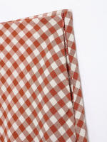 TRAFZA-traje a cuadros para mujer, elegante traje sin mangas con botones decorativos, chaleco con tirantes elegante + falda acampanada de cintura alta - details 22