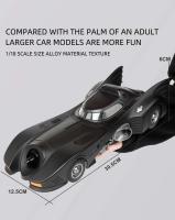 Batmobile Clásico de 1989 Modelo de Coche de Aleación Diecast Coleccionable con Sonido y Luz - details 10