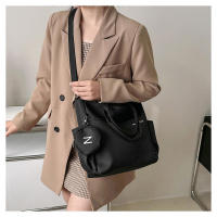 Bolso bandolera de mujer en lona estilo fashion con cierre crema - details 9