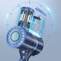 aspiradora inalámbrica W400, aspirador de pie automático, Varita flexible de 180 ° , palo ligero 6 en 1, potente con 25kPa - details 10
