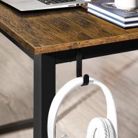 Mesa de Escritorio Industrial Soporte de Monitor Estilo Rústico Marrón 140x60x89cm - details 7