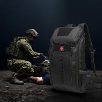 THURAM-mochila médica táctica impermeable de 40L, bolsa de primeros auxilios para senderismo, caza, pesca, Camping, deportes al aire libre - details 1