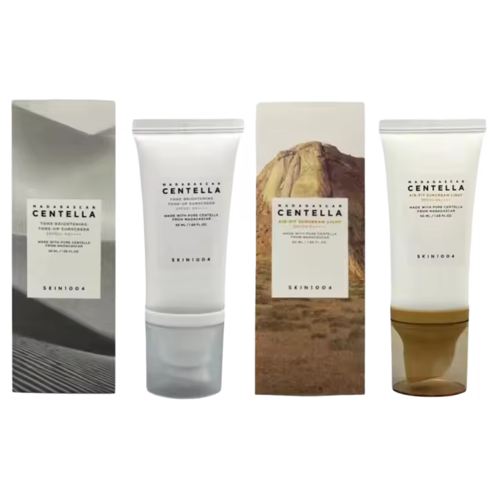 Centella Skin 1004 Asiaticum ácido hialurónico humedad protector solar esencia hidratante ligero hidratante no pegajoso - 1