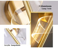 Candelabros de pared modernos, lámpara LED, mesita de noche, Interior, nórdica, decoración del hogar, dormitorio, sala de estar, luz de noche - details 8