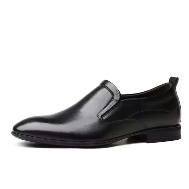 Zapatos de vestir de cuero genuino originales con forro de poliuretano para hombre, elevador de alta calidad, hechos a mano italianos, 2022 - 1