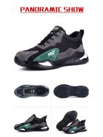 Zapatos de Trabajo Indestructibles Nuevos Zapatillas de Acero a Prueba de Golpes y Anti-perforación Botas de Seguridad para Hombres Hechas en China - details 10