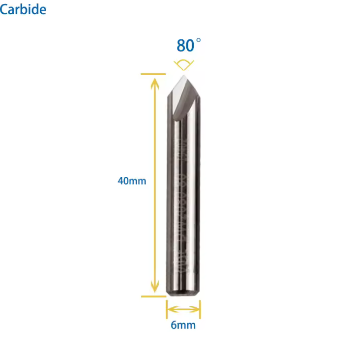 Cortador de Dimple de Carburo para Corte de Llave Vertical Herramientas de Artesanía Duplicación de Llave Herramientas de Corte de Moldeo 90° 95° 100° - 1