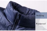 Chaqueta de plumón ultraligera para hombre, cortavientos de plumas, abrigo cálido portátil ligero, 5XL, 6XL - details 1