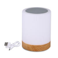 Luz Nocturna táctil Led recargable, lámpara de mesita de noche de enfermería, pequeña e innovadora, 6 colores, ajustable - details 6