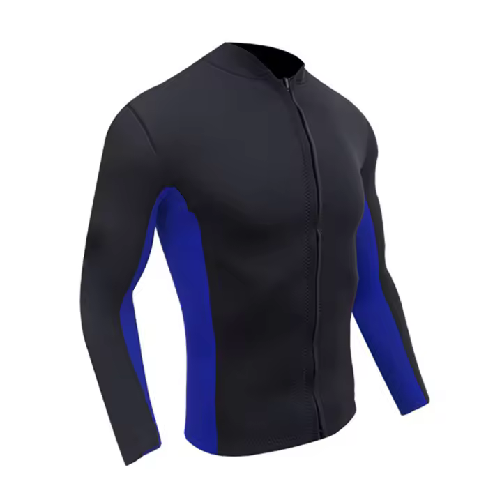 Top de neopreno de 2MM para hombre, traje de buceo dividido, chaqueta cálida para deportes acuáticos, natación, esnórquel, surf - 1