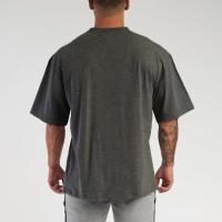 Muscleguys Camiseta de Fitness de Algodón Cuello en V, Manga Corta, Impresión, Lavado en Máquina, Para el Verano y Gimnasio - details 9