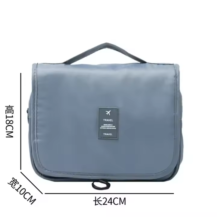 Bolsa de viaje de gran capacidad, bolsa de almacenaje para maquillaje portátil impermeable, bolsa organizadora de artículos de tocador, bolsa multifuncional para baño - 1