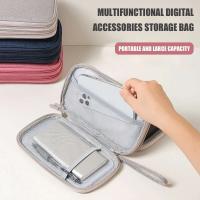 Nuevo Bolsa organizadora de viaje, bolsa organizadora, funda de transporte, bolsas de almacenamiento portátiles impermeables de doble capa para Cable - details 1