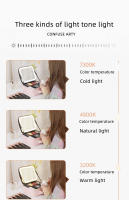 Bolsa de maquillaje LED inteligente con espejo para mujer, estuche de cosméticos de viaje profesional de cuero PU, impermeable, de gran capacidad, nuevo - details 1