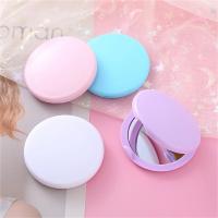 Esfuerzo de Belleza Portátil Espejo de Maquillaje Plegable Mini Doble Cara Color Crema - details 0
