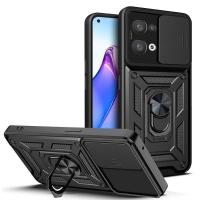 Funda de lujo para cámara OPPO Reno, cubierta protectora deslizante con material exterior de PC + TPU - details 8