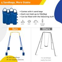 Columpio para Niños 4 Bolsas de Arena, Extremamente Resistente, Montaje Fácil, Guardado Sencillo - details 21