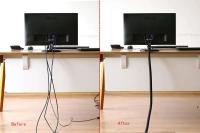 Protector de alambre para telar, funda de tubo dividida para cable de alimentación USB, Cable de Audio y vídeo, TV, ordenador, hogar y coche - details 8