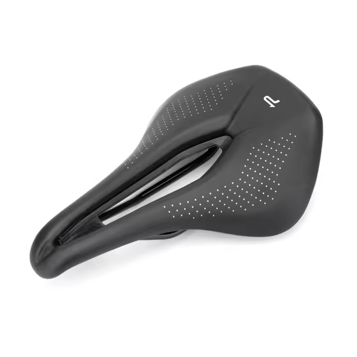 Asiento de Bicicleta de Carretera PROMEND MTB Diseño Hueco y Ancho para Carreras y Entrenamiento Material PU Transpirable y Suave - 1
