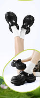 Xiaoman Zapatos con agujeros en la cintura para mujer, novedad de verano, súper populares, versátiles, suela gruesa, aumento de altura, antideslizantes, informales - details 41