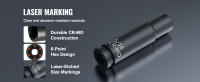 SucceBuy Juego de llaves de impacto de 1/4", 48 piezas profundas y poco profundas SAE 3/16"-9/16" y métricas 4-15 mm, acero de aleación Cr-Mo de 6 puntos - details 4