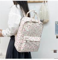 Mochila escolar fresca para mujer, literaria y artística, versátil, con flores informales, para niña y estudiante, novedad de 2024 - details 21