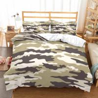 Juego de Ropa de Cama de Camuflaje 3D Cubierta de Edredón Suave con Funda de Almohada para Niño, Niña, Adulto Textil para el Hogar Cool - details 3